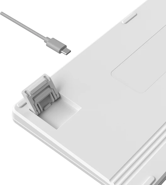 Клавиатура A4Tech Fstyler FBX53C белый USB беспроводная BT/Radio slim Multimedia (FBX53C)