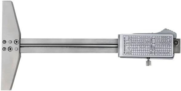 Штангенглубиномер нониусный RGK SCG-100 черный пластиковый футляр (756945)