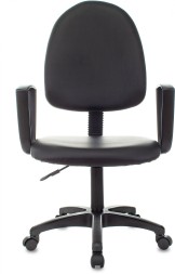 Кресло Бюрократ CH-1300N черный Престиж+ эко.кожа крестов. пластик