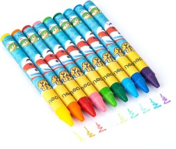 Восковые мелки Deli EC21000 Super Wings 12цв. картон.кор./европод.