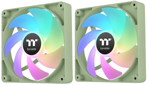 Вентилятор Thermaltake CT120 Sync Matcha ARGB зеленый 4-pin 30.5dB Ret (CL-F202-PL12MG-A)