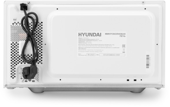 Микроволновая Печь Hyundai HYM-M2023 23л. 800Вт белый/хром