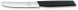 Нож кухонный Victorinox Swiss Modern (6.9003.11W) стальной столовый для томатов лезв.110мм серрейт. заточка черный