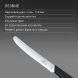 Нож кухонный Victorinox Swiss Modern (6.9003.11W) стальной столовый для томатов лезв.110мм серрейт. заточка черный