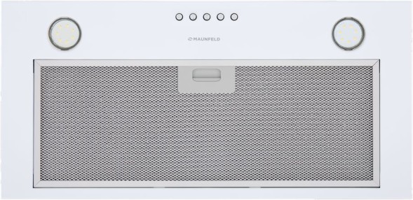 Вытяжка встраиваемая Maunfeld Crosby Power 50 белый управление: кнопочное (1 мотор)