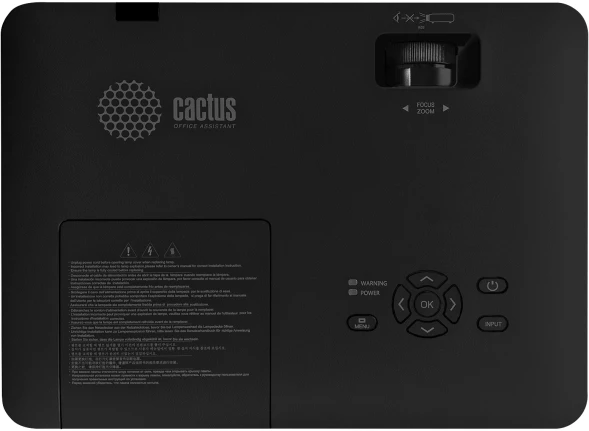 Проектор Cactus CS-S1.B 3LCD 3400Lm ANSI (1024x768) 15000:1 ресурс лампы:10000часов 1xHDMI 3.06кг