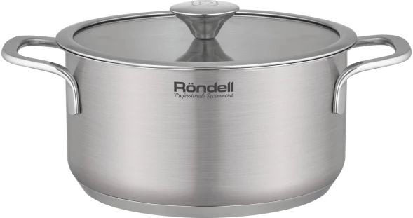 Кастрюля Rondell Modern RDS-1746 2л. d=18см (с крышкой) стальной