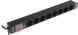 Блок распределения питания Lanmaster TWT-PDU19-16A8P-1.8 гор.размещ. 8xSchuko базовые 16A Schuko 1.8м