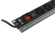 Блок распределения питания Lanmaster TWT-PDU19-16A8P-1.8 гор.размещ. 8xSchuko базовые 16A Schuko 1.8м