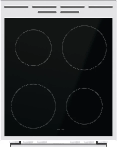 Плита Электрическая Gorenje GEC5A12WG-B белый стеклокерамика (без крышки)