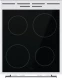 Плита Электрическая Gorenje GEC5A12WG-B белый стеклокерамика (без крышки)