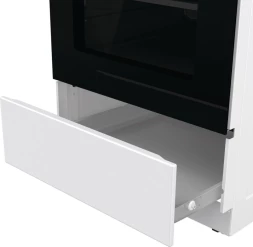 Плита Электрическая Gorenje GEC5A12WG-B белый стеклокерамика (без крышки)
