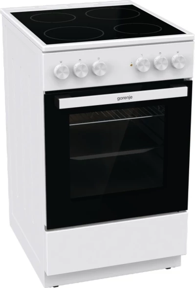 Плита Электрическая Gorenje GEC5A12WG-B белый стеклокерамика (без крышки)