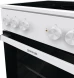 Плита Электрическая Gorenje GEC5A12WG-B белый стеклокерамика (без крышки)