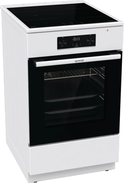 Плита Электрическая Gorenje GEIT5C60WPG белый стеклокерамика (без крышки)
