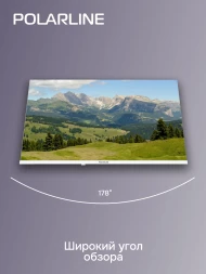 Телевизор LED PolarLine 24&amp;quot; 24PL52TC белый HD 60Hz DVB-T DVB-T2 DVB-C DVB-S2 USB (RUS)