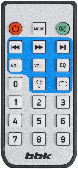 Колонки BBK BTA3010 1.0 черный 10Вт портативные