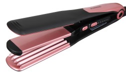 Выпрямитель Starwind SHC 7050 55Вт черный/розовое золото (макс.темп.:220С)