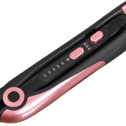 Выпрямитель Starwind SHC 7050 55Вт черный/розовое золото (макс.темп.:220С)