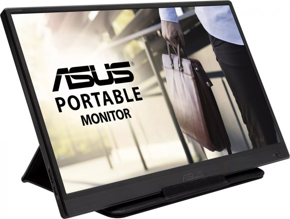 Монитор Asus 15.6&amp;quot; Portable MB165B черный TN LED 10ms 16:9 матовая 220cd 90гр/65гр 1366x768 60Hz HD USB 0.78кг