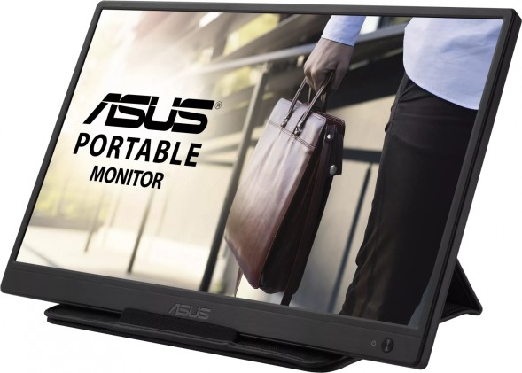Монитор Asus 15.6&amp;quot; Portable MB165B черный TN LED 10ms 16:9 матовая 220cd 90гр/65гр 1366x768 60Hz HD USB 0.78кг