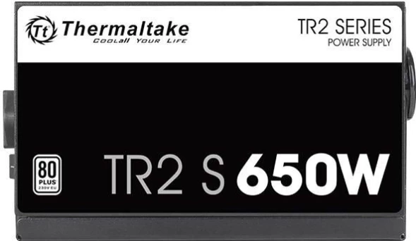 Блок питания Thermaltake ATX 650W TR2 S V2 80 PLUS WHITE (20+4pin) APFC 120mm fan 5xSATA RTL