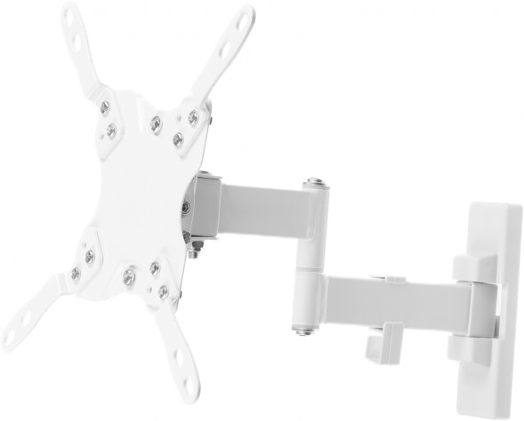 Кронштейн для телевизора Ultramounts UM866W белый 13&amp;quot;-42&amp;quot; макс.20кг настенный поворот и наклон