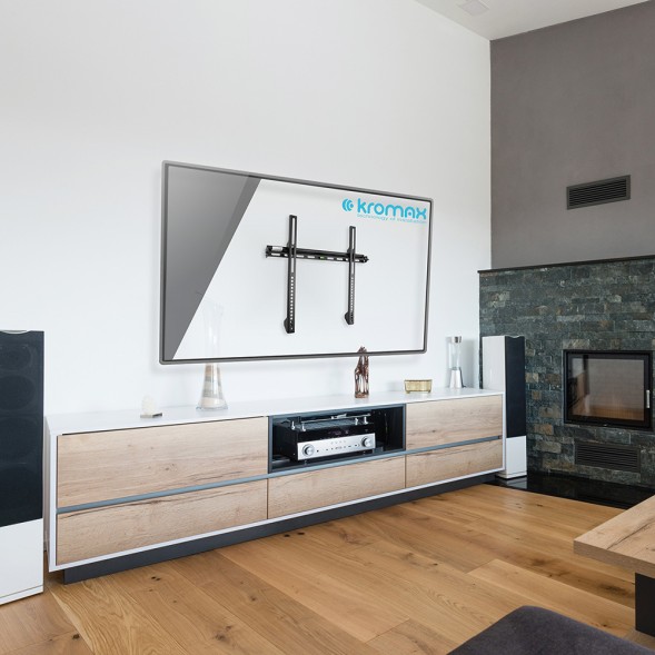 Кронштейн для телевизора Kromax VEGA-11 черный 22&amp;quot;-65&amp;quot; макс.50кг настенный фиксированный