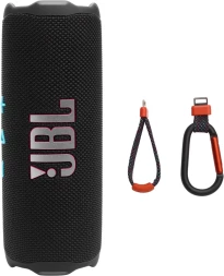 Колонка порт. JBL Flip 7 черный/оранжевый 35W 1.0 BT 10м 4800mAh (JBLFLIP7BLKO)