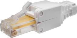 Коннектор Suprlan 10-0218 UTP кат.5E RJ45 белый