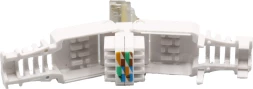 Коннектор Suprlan 10-0218 UTP кат.5E RJ45 белый