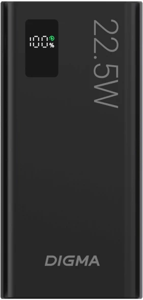 Мобильный аккумулятор Digma DGPF30A 30000mAh QC3.0/PD3.0 22.5W 3A 4xUSB-A/USB-C черный (DGPF30A22ABK)
