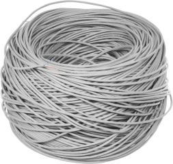 Кабель информационный PROconnect 01-0027 кат.5E FTP 2 пары 24AWG PVC внутренний 305м серый