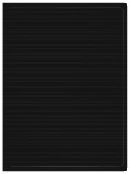 Папка с 20 прозр.вклад. Бюрократ DeLuxe DLV20BLCK A4 пластик 0.7мм черный