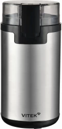 Кофемолка Vitek Gracia VT-CG1540 400Вт сист.помол.:ротац.нож вместим.:80гр стальной
