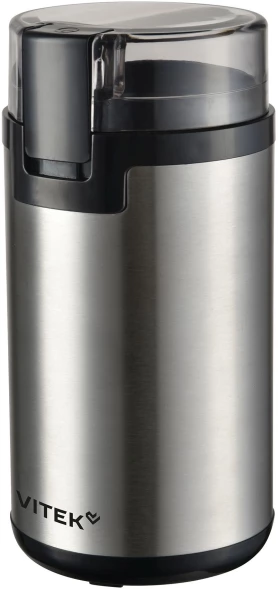 Кофемолка Vitek Gracia VT-CG1540 400Вт сист.помол.:ротац.нож вместим.:80гр стальной