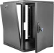 Шкаф коммутационный ЦМО (ШРН-12.650.1-9005) настенный 12U 600x658мм пер.дв.металл 200кг черный 600мм 24кг 180град. 612мм металл