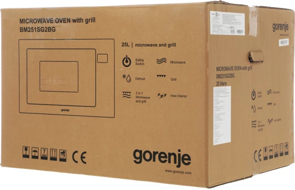 Микроволновая печь Gorenje BM251SG2BG 25л. 900Вт черный (встраиваемая)