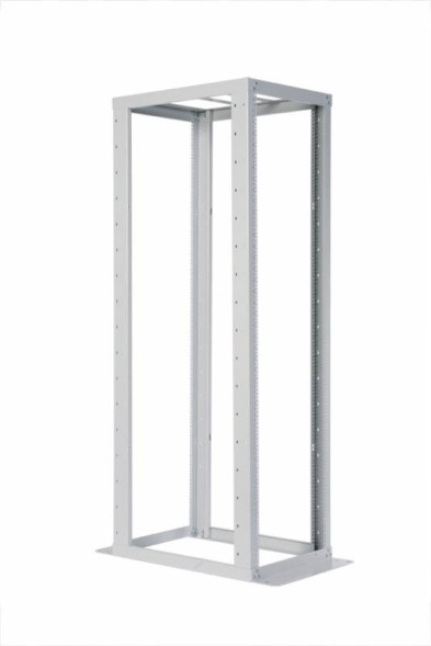 Стойка двухрамная ЦМО СТК-С-42.2.1000 42U 560ммX1280мм направл.под закл.гайки 450кг серый