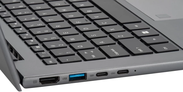 Ноутбук IRU Planio 14INPR N-series N100 16Gb SSD512Gb Intel UHD Graphics 14&amp;quot; IPS FHD (1920x1080) Windows 11 Pro grey WiFi BT Cam 5000mAh (2078485)