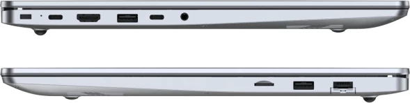 Ноутбук Tecno MegaBook K16SDA Ryzen 7 5825U 16Gb SSD512Gb AMD Radeon Graphics 16&amp;quot; IPS WUXGA (1920x1200) Windows 11 Home silver WiFi BT Cam 6060mAh (71003300467)