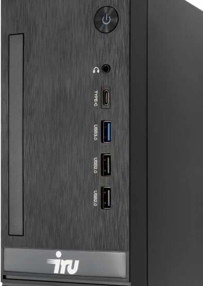 ПК IRU 310SC SFF Cel G6900 (3.4) 8Gb SSD256Gb UHDG 710 Windows 11 Pro GbitEth 200W черный (2017897)