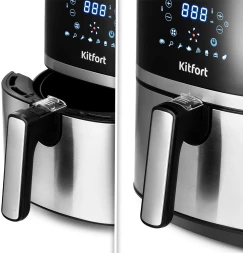 Аэрогриль Kitfort КТ-2221 3.3л 1500Вт черный/серебристый