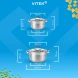 Набор кастрюль Vitek Режим Вкусно VT-SS2198 8 предметов