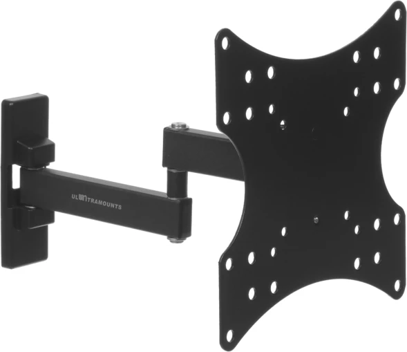 Кронштейн для телевизора Ultramounts UM877 черный 23&amp;quot;-42&amp;quot; макс.20кг настенный поворотно-выдвижной и наклонный
