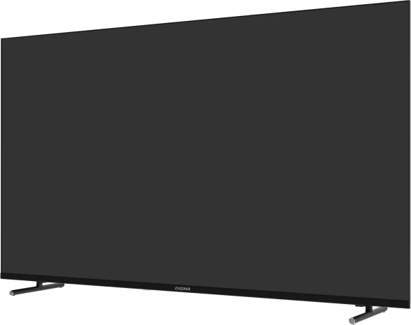 Телевизор LED Digma 55&amp;quot; DM-LED55UBB33 Яндекс.ТВ Frameless Metal черный 4K Ultra HD 60Hz DVB-T DVB-T2 DVB-C DVB-S DVB-S2 USB WiFi Smart TV