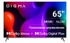Телевизор QLED Digma 65&amp;quot; DM-LED65UQB31 Google TV Frameless Metal черный/черный 4K Ultra HD 60Hz MEMC DVB-T DVB-T2 DVB-C DVB-S DVB-S2 USB WiFi Smart TV