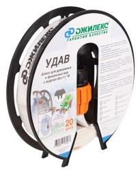 Шланг Джилекс Удав 1 1/2" 20м дренажный белый/оранжевый (9111)