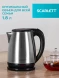 Чайник электрический Scarlett SC-EK21S34 1.8л. 2200Вт черный корпус: сталь