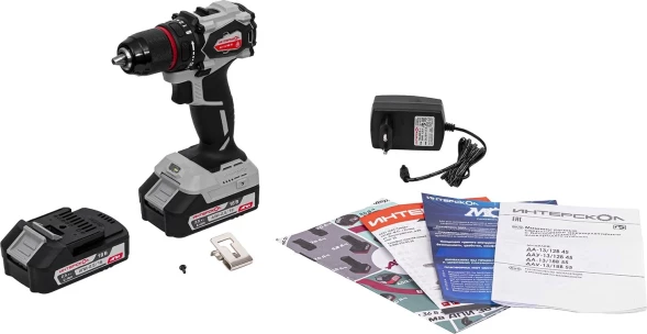 Дрель-шуруповерт Интерскол ДА-13/18В 55 600Вт аккум. патрон:быстрозажимной (кейс в комплекте) (952.2.2.70)